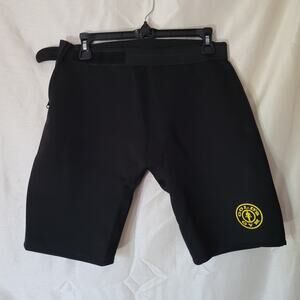 Gold's Gym Black Workout Shorts - Size M/L - Thick Fabric